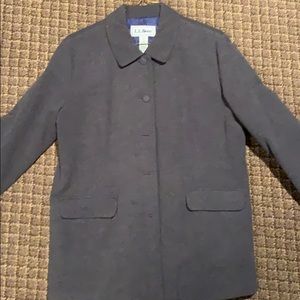 L.L. Bean Women’s Grey Wool Coat